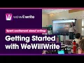Spark excitement about writing Getting started with WeWillWrite