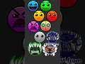 Download Lagu Geometry Dash Difficulty Face Names: Art Version! #geometrydash #art