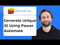 How to Generate Unique ID for Microsoft Lists Records Using Power Automate 2026 Guide