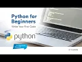 Python for Absolute Beginners 1 - Write Your First Code Step-by-Step