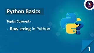 Python Tutorial for Beginners in Hindi Raw String in Python Escape Sequences as Plain Text