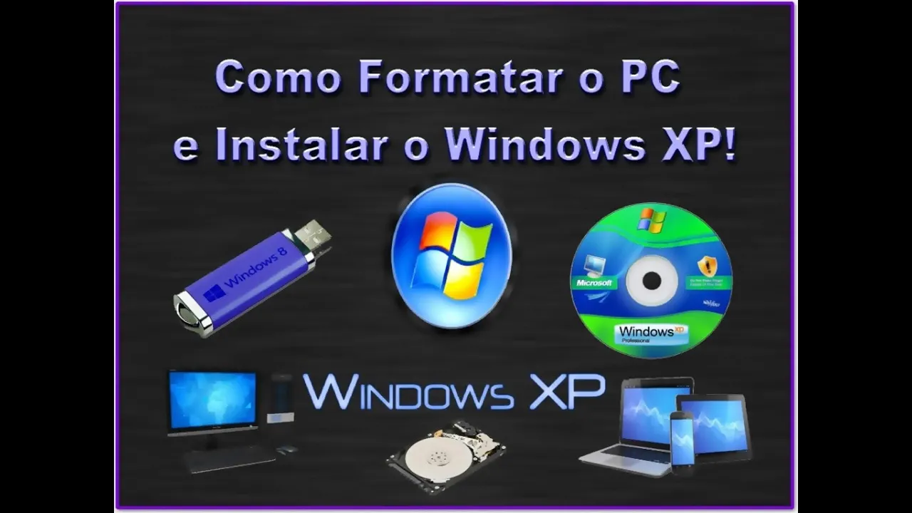 Como Formatar o PC e Instalar o Windows XP!