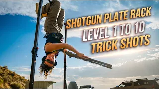 WORLD CHAMPION Shotgun Trick Shots | Level 1-10 Plate Rack