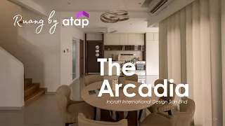 Ruang by Atap Tour This Calm Contemporary Modern in Puchong by Incraft International Design