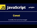 Const in JavaScript Tamil