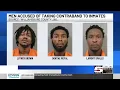 3 charged with furnishing contraband at federal prison in Williamsburg County