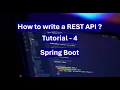 REST API Spring boot Tutorial - 4