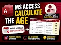 Microsoft Access Calculate Age Duration Between Two Dates