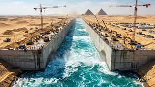 How Egypt is Building the Impossible 310 KM River that Turns the Sahara Desert Green