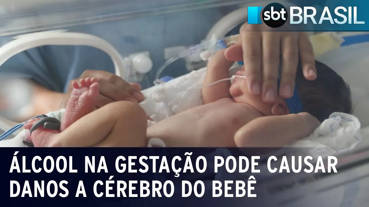 Álcool na gestação pode causar danos a cérebro do bebê | SBT Brasil (09/09/23)