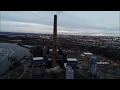 Hudson Generating Station Explosive Felling - Jersey City New Jersey