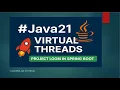 Project Loom Virtual Threads in Java 21 - Supercharge Your Spring Boot Apps