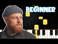 Download Lagu Leave A Light On - Tom Walker | Beginner Piano Tutorial | Easy Piano
