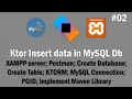 Ktor Insert data in MySQL Database