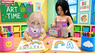 RUTINA DE MAÑANA PARA EL PRIMER DÍA DE PREESCOLAR DE MI HIJA BELLA BEOOKHAVEN ROBLOX