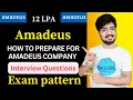 Amadeus interview questions Hiring process exam pattern interview experience