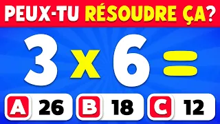 Peux Tu Réussir Ce Quiz De MATHÉMATIQUES Facile Moyen Difficile Impossible 