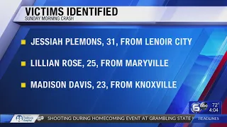 Victims identified in Sunday morning I-40 wreck