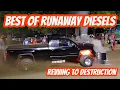 RUNAWAY Out of Control Diesels Revving to Destruction