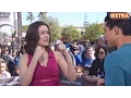 The Blacklist s Megan Boone Shows Mario Lopez How to Take a Fake Punch