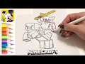MINECRAFT COLORING PAGES FOR KIDS 0001
