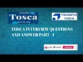TOSCA INTERVIEW QUESTIONS AND ANSWER PART - 1
