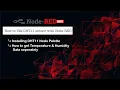 Interfacing DHT11 sensor with Node RED Dashboard