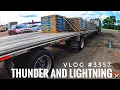 Download Lagu THUNDER AND LIGHTNING | My Trucking Life | Vlog #3357