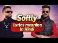 Softly meaning Explained in hindi Karan Aujla Zone Breakdown