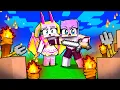 Protecting my DRAGON GIRLFRIEND in Minecraft