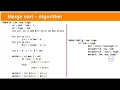 Merge Sort with animation