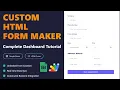 Build Custom HTML Forms Linked to Google Sheets Free No Code Form Builder