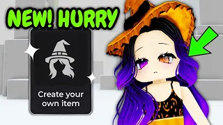 Roblox Added Custom HALLOWEEN ITEMS MAKER!