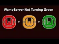 wampserver is not turning into green in windows 10 why my Wamp server is showing orange icon solved