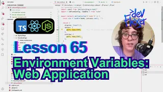Lesson 65 Environment Variables Web Application TypeScript Node js React