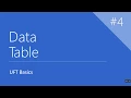DataTable - UFT Basics
