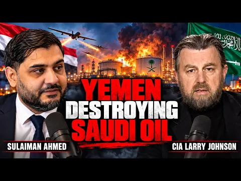 YEMEN DESTORYING SAUDI ARABIA OIL, GHALIBAF TROLL BESSENT, ARAGHCI IMPEACHMENT? w/ CIA Larry Johnson