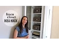 DIY LINEN CLOSET IKEA HACK