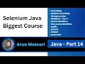 Java - Part 14 Selenium Java Biggest Course