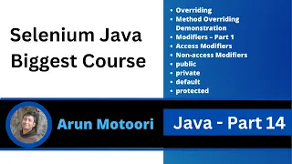 Java - Part 14 Selenium Java Biggest Course