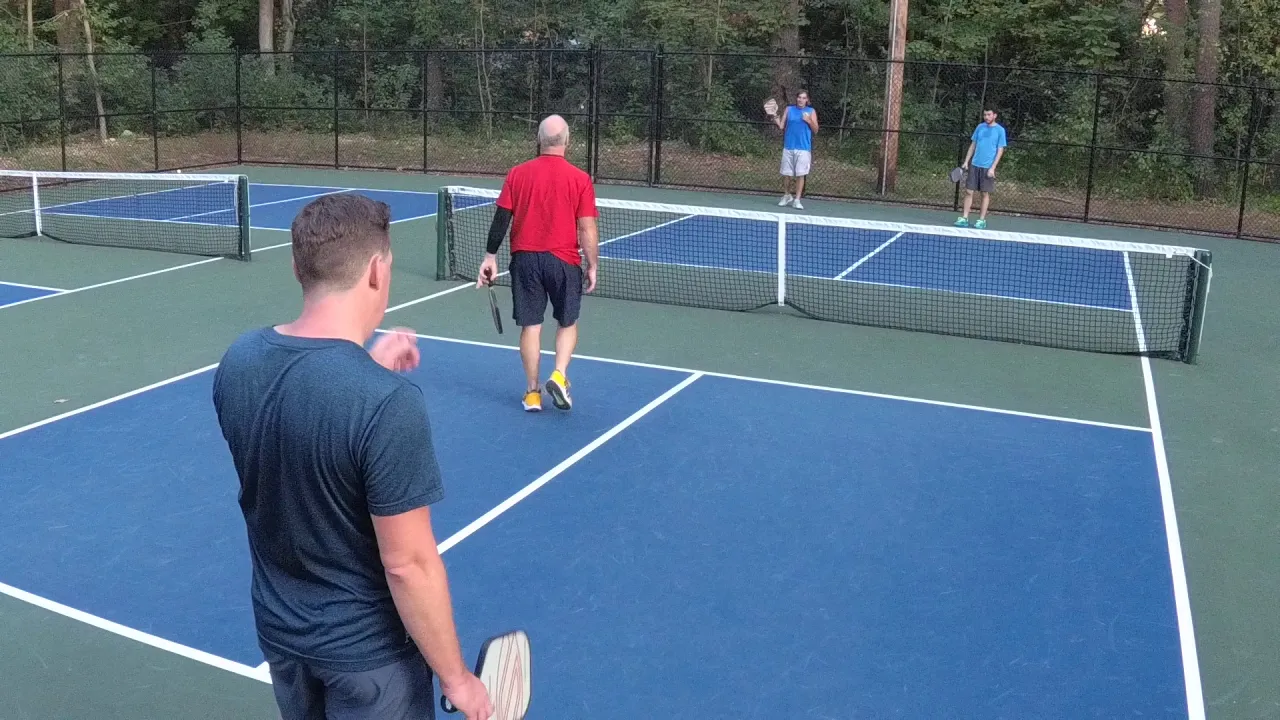 4.5 Pickleball - Matt MacDonald, Mike Wilkins vs Riley Stockwell, Peter A.