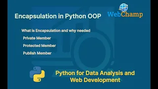 Python 18 Mastering Encapsulation Private Protected Public Member and methods in Python