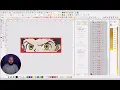 ANIME EMBROIDERY DESIGN Wilcom Digitizing Tutorial