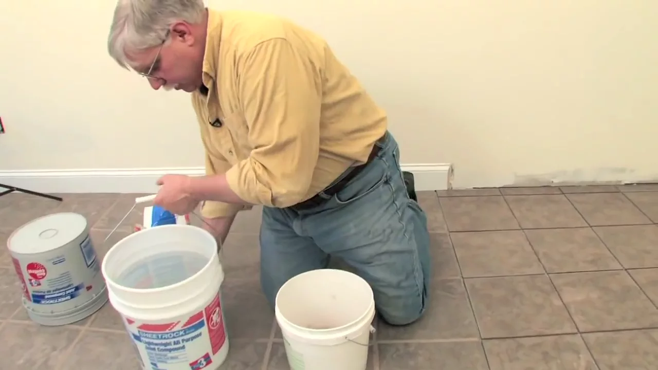 How to Floor Grout Video 1 of 4