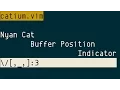 catium vim Nyan Cat buffer position indicator