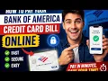 How to pay your Bank of America credit card bill online