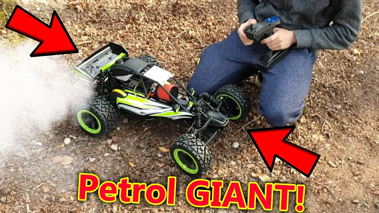 Cheap Giant Petrol RC Car Test - Rovan Q-Baja
