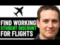 HOW TO GET STUDENT DISCOUNT ON FLIGHTS FULL GUIDE