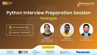 Python Interview Preparation Session Packages Day 28 360DigiTMG
