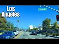 Santa Monica Boulevard Drive From Ocean Ave to the End 4K 60fps POV